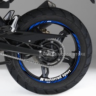 Motorcycle Wheel Sticker Waterproof Hub Decal Rim Stripe Tape For R1250 GS r 1200 gs G310 GS F650GS 