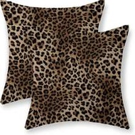 2pcs Leopard Print Pillow Covers, Soft & Comfortable Leopard Pillowcases, Animal Skin Leopard Print,