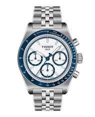Tissot PR516 Chronograph ทิสโซต์ พีอาร์ 516 ออโต้ โครโนกราฟ T1494621101100 สีขาว เทา นาฬิกาผู้ชาย