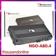 NAKAMICHI NGO-A80.4 - CLASS AB 4-CHANNEL POWER AMPLIFIER