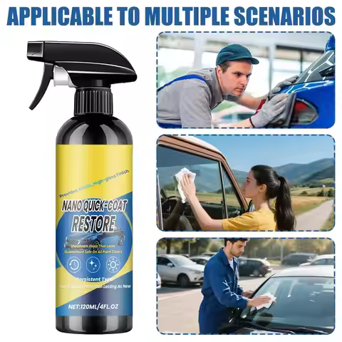 120ml Car Coating Spray Ceramic Detail Spray Nano Ceramic Quick Effect Coating Agent Spray Quick Coa