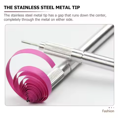 Metal Quilling Pen Slotted Tool for Paper Rolling Crafts DIY Kits Home Decor quilling needle pen pap