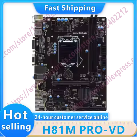 H81M PRO-VD 1150 H81M DDR3 16GB USB3.0 SATA III PCI-E 2.0 Micro ATX