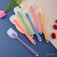 Taiwan Ready Stock FDA Small Translucent Integrated Silicone Spatula Cream Cake Simple Baking Tools 
