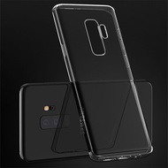 Samsung Galaxy S9 Plus Clear Transparent Phone Casing Back Soft Silicon Cover Galaxy S8 S9 Plus S9+ S8+