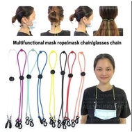 Adjustable Face Mask Lanyard Mask Hanging Rope Masks Extension Belt Anti-lost Face Cover