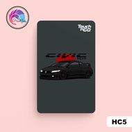 HONDA CIVIC - Touch n Go Card Sticker Cover (Waterproof, High Quality) ,TNG CARD sticker