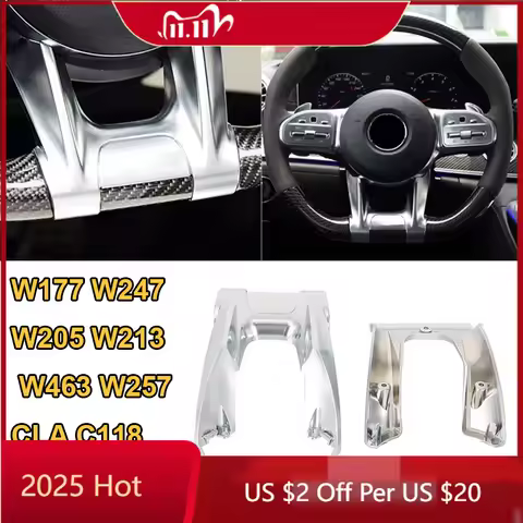 Styling Mouldings New Steering Flat Wheel Lower Trim Cover 2019-2020 For Mercedes Benz AMG Sport A C