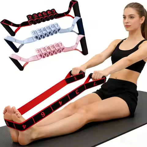 Yoga Stretch Resistance Bands Dance Resistance Band Digital Elasticity Adult High Elasticity Multi-S