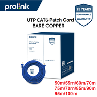 50m-100m Prolink Cat6 Full Copper Patch Cord With Cat6 RJ45 Terminated - Prolink Cat6 LAN Cable