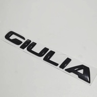 Christmas GIULIA Badge Sticker Black GIULIA Trunk Sticker Rear Emblem For Alfa Romeo GIULIA Car Styl