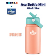 Montigo X Friso Pastel Series Ace Bottle Mini (410ml/14oz) - Durable Stainless Steel, Temperature Re
