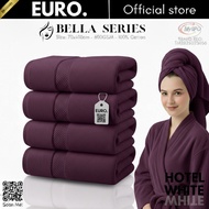 EURO. TOWEL Plum Purple 70x140cm Pure 100% Cotton Luxury Rich Feels Women Towel - Tuala Mandi HOTEL