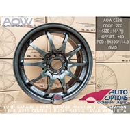 NEW RIM 16 4X100 4X114.3 AOW CE28 Auto Option myvi jazz city vios yaris new saga persona iriz