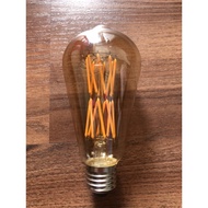 St 64 16 watt filament led bulb, outdoor vintage antique oval e27 cafe lamp