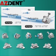 24Pcs/Pack AZDENT Dental Orthodontic Metal Brackets Brace Ortho Self Ligating ROTH/MBT 0.022 3-4-5 H