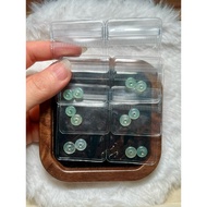 Jade donuts and donuts to make earrings Jade earring