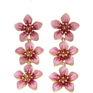Trendyelian DFINE Women Bohem proposé Summer Wedding Tier Blossoms Stam花朵婚礼耳钉生日时尚首饰