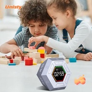 UMISTY Electronic Timer Cube, 3/5/15/30/45/60 Minute Hexagonal Sale Pomodoro Timer,  3 Volume Adjust
