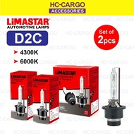 LIMASTAR D2C = D2R D2S 2Pcs HID Xenon Headlight Bulb 4300K 6000K A1 QUALITY