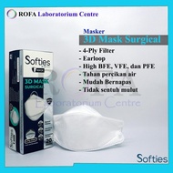 Masker Bedah Softies / Masker 3D / 3D Mask Surgical / Masker Medis Per