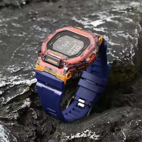 TPU Rubber Strap for Casio GBD-200-1/2/9 GBD-200SM GBD-200RD Waterproof Bracelet Band Replace Men Re