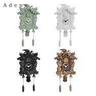 [Adepe] Cuckoo Clock Wall Clock with Hourly Chime Stylish Plastic Mechanism for Wall Home Office Dec