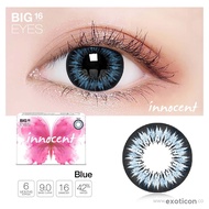SOFTLENS INNOCENT BY EXOTICON NORMAL & MINUS 0.50 SD 6.00 FREE LENSCASE / BIG EYES DIA 16MM / SOFLEN