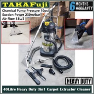 TAKAFUJI 3 in 1 Carpet Extractor Cleaner TKF-40C - Heavy Duty for cleaning job - 6 Months Local Warr