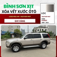 Sơn Xịt Xóa Vết Xước Cho Xe FORD EVEREST Màu GHI VÀNG code HM - HEATHER MIST Chính Hãng OH PAINT Chấ