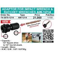 MATA Wipro Adapter For Impact Wrench AW-1214 / Wipro Impact Adapter Screwdriver Bit Connector
