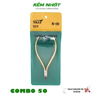 Combo 50 kềm cắt da Vuông Vàng mã N09 kềm cắt da mũi kềm 16 chất liệu thép C45 thương hiệu Kềm Nhật