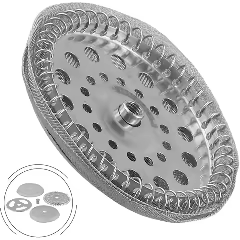 Stainless Steel French Press Filters,Containing Spiral Disk,Mesh French Press Screen Disk For Wide F