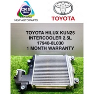 TOYOTA  HILUX KUN25 1KD 2.5L INTERCOOLER