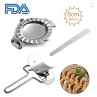 3PCS Dumpling Maker Dumpling Mould Dough Press Stainless Steel for Pie Dumpling Ravioli Pot Sticker  Kitchen Supplies