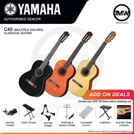 [LIMITED STOCKS/PRE-ORDER] Yamaha Classical Guitar C40 C40M Black Natural Gloss Matte Full Size Guitars