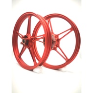 ( HOT ITEM ) KING DRAG SPORT RIM FG510 YAMAHA Y15 V1 , Y15 V2 ( RED )
