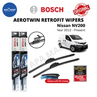 Bosch Aerotwin Retrofit U Hook Wiper Set for Nissan NV200 (Year 2012-Present)(22"/16")