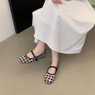 TT Flat Shoes Suede Ballet Shoes Women's Shoes 2026 Spring Autumn Shoes Season Shoes