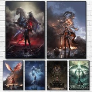Giftmt-F Game - Final Fantasy Xvi Illusion Poster Print Decor,No Frame Canvas Painting  F7DK