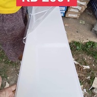 bahan plafon PVC putih polos glosi permeter