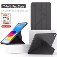 iPad 11th A16 Case Y-Fold Leather Flip Case For iPad Air 11inch M2/M3 10th 10.9 10.2 7/8/9th Air2 9.