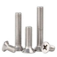 304 Stainless Steel Countersunk Head Screw M5/M6 Phillips Flat Head Screw Countersunk Head Screw