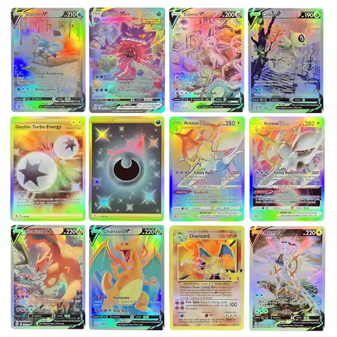 PTCG Proxy Cards Arceus Brilliant Stars Gengar VMAX Charizard Espeon Beedrill Glaceon V Darkness Ene