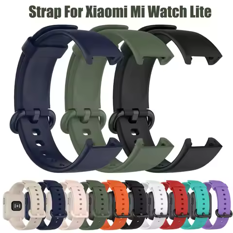 Strap For Xiaomi Mi Watch Lite band sport Silicone SmartWatch Replacement watchband Bracelet mi watc