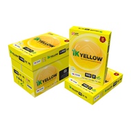 IK Yellow 500s 80gsm A4 Paper 1 Carton Box (5 Reams) (500 sheets/ream)