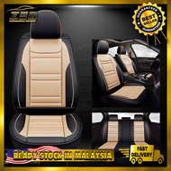 ZEN 6D Universal Car Leather Seat Cover- 5-Seater Front & Rear Cover