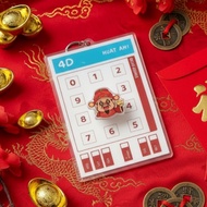 4D spin lucky keychain (In stock)