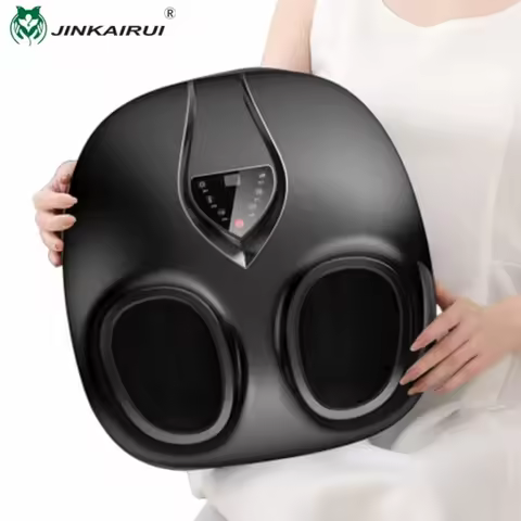 7 Modes Electric Vibrator Foot Massager Automatic 6D Massage Infrared Heating Roller Kneading Air Pr