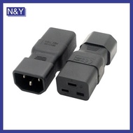 N&Y   IEC320 Male C19 to Female C14 Power Adapter Mains Extension Connector .